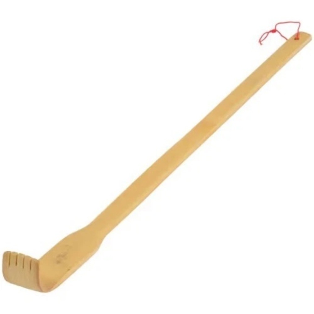 You Get 1 16” Wooden Back Scratcher with Red String New